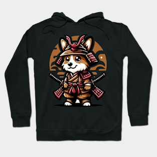 Samurai Corgi - Brave Canine Warrior Hoodie